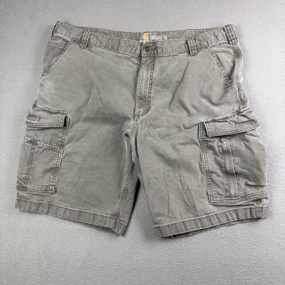 Carhartt Cargo Shorts Mens 42 Relaxed Fit Utility Workwear Pockets‎